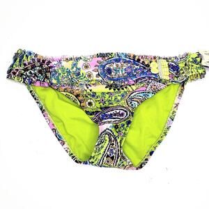 Lucky Brand Boho Print Bikini Bottoms Size S